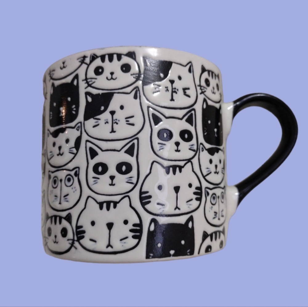NWT Spectrum Cats Kitten Faces Coffee Mug